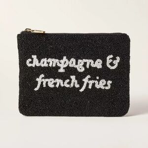 COPY - Champagne and French Fries Beaded Clutch - Kate Spade NY x Target NEW bag